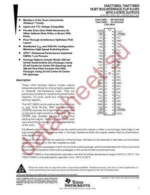 74ACT16823DLRG4 datasheet  